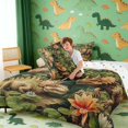 thumbnail image 4 of Erosebridal 3D Ankylosaurus Triceratops Bedding Sets, Wild Dinosaur Dino Bedding Sets, 4 of 6