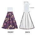 thumbnail image 4 of 2 Bathroom Towels Kitchen Towels 18.2x14In Velcro Hand Wipes Dish Cloths & Dish Towels Washroom Towels Face Towel Hand Wipes Purple Plum, 4 of 7