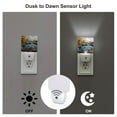 thumbnail image 3 of Cauagu Rustic Vintage Truck Autumn Print LED Nightlight,0.5W Night Lights Plug into Wall 1 Pack with Dusk-to-Dawn Light Sensor Soft Glow Lamp for Bathroom Adult Hallway-EU, 3 of 7
