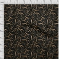 thumbnail image 4 of oneOone Silk Tabby Black Fabric Floral & Diy Clothing Quilting Fabric Print Fabric By Yard 42 Inch Wide, 4 of 4