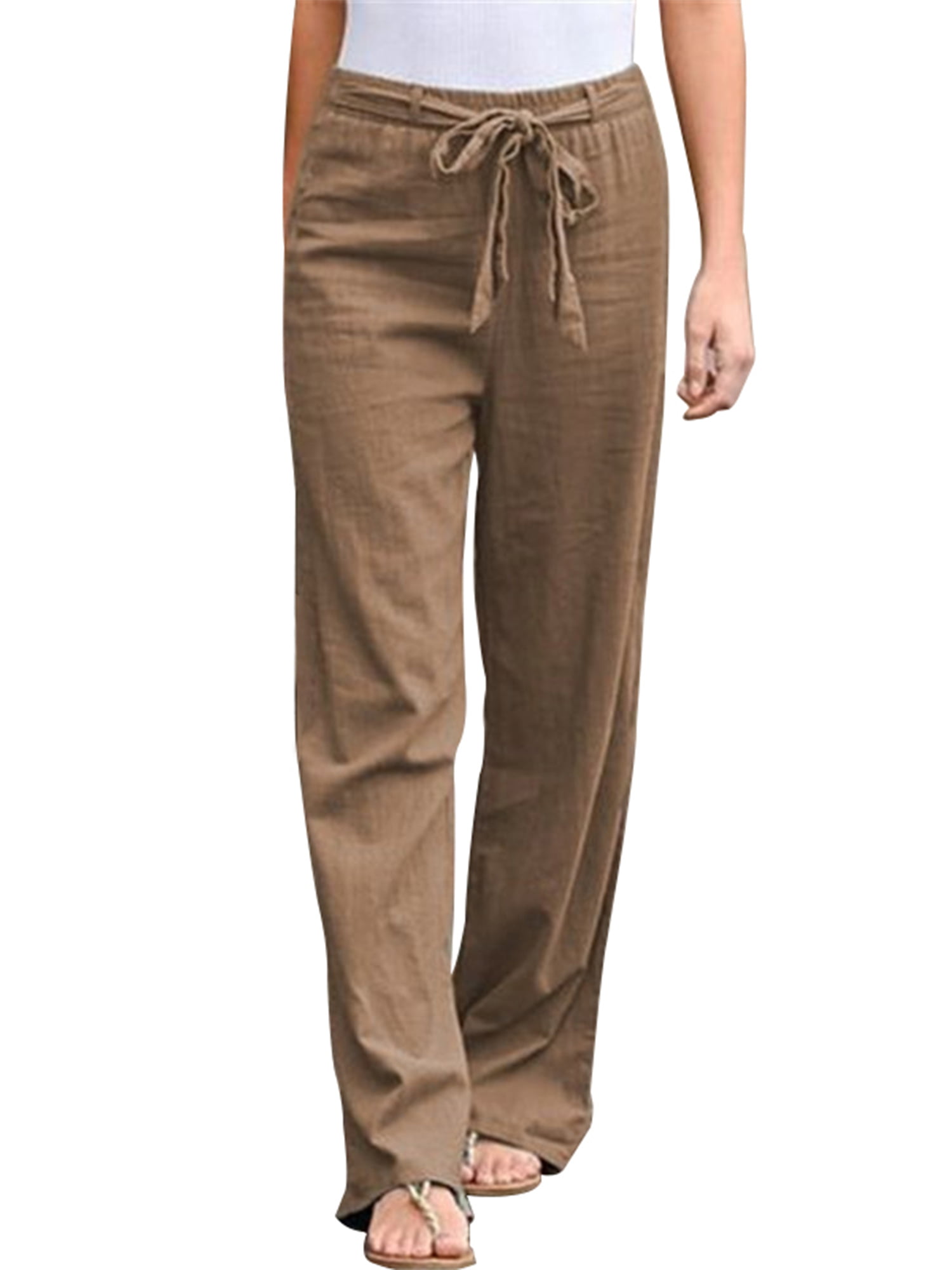 Womens Clothing Trousers Sacai Other Materials Pants in Brown Slacks and Chinos Wide-leg and palazzo trousers 