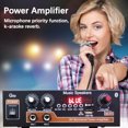 thumbnail image 2 of Generic Amplificador digital G50 de 20W+20W con Bluetooth 5.0, función de grabación y karaoke para uso en casa y auto, 110V., 2 of 7