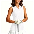 thumbnail image 5 of Dpjklzsn Women's Sleeveless Golf Shirt, Collared V-Neck Quick Dry Athletic Tank Top for Tennis, Pickleball, Running, 5 of 9