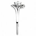 thumbnail image 4 of Rings for Women Silver 316L Stainless Steel DA165 - AAA Grade Cubic Zirconia in Clear, 4 of 6