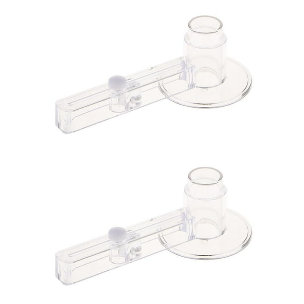 2pcs Acrílico Badge Circle Cutter Para Button Maker Herramientas De Corte De Bricoje, Cro, 15.5 X 8 Cm BLESIY Insignias Cortador de círculo redondo