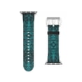 thumbnail image 2 of Greenish-Blue Snakeskin Animal  Print Faux Leather Apple Watch Band, 2 of 4
