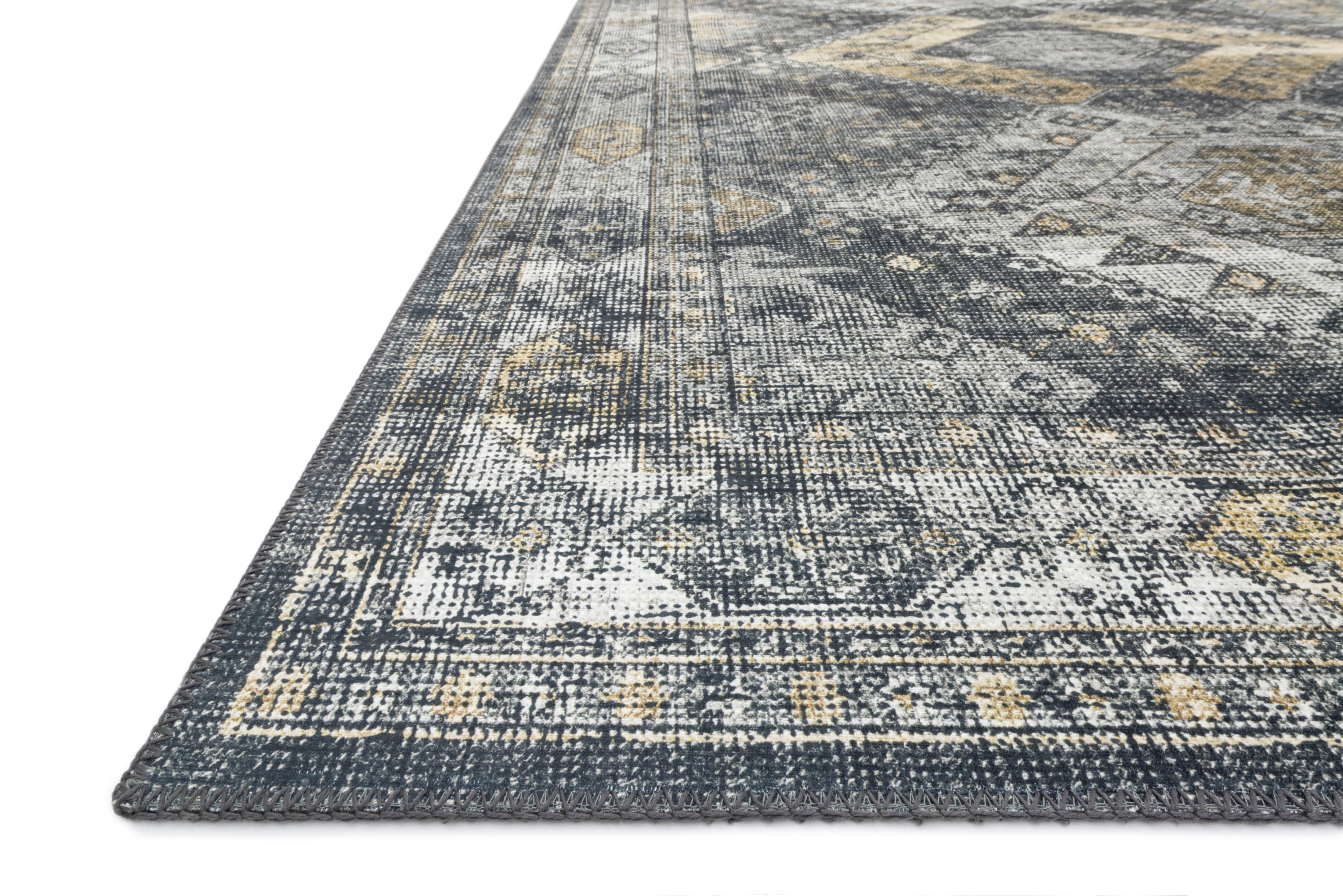 Loloi Skye Graphite / Silver 6'-0" x 6'-0" Round Area Rug