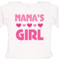 thumbnail image 4 of Inktastic Nana's Girl Grandchild Girls Long Sleeve Baby Bodysuit, 4 of 5
