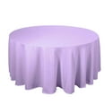 thumbnail image 6 of Efavormart Round Tablecloth, 120 Inch Stain & Wrinkle Resistant Washable Table Cloth, Decorative Polyester Fabric Table Cover for Banquet, Wedding, Dining - Lavender, 6 of 6