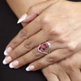 thumbnail image 5 of Natural Rhodonite Women Jewelry 925 Sterling Silver Ring, 5 of 10