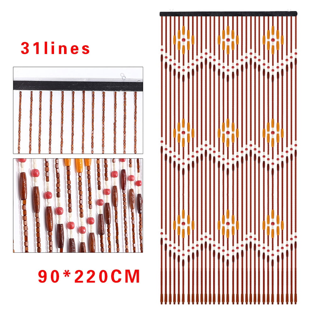Door String Curtains Beaded Curtain For Doorway Tassels Beads Hanging Fringe NEW