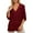 Red, variant on Elegant Loose Fit Drop Shoulder Casual Pullover Hoodie with Sparkling Sequins for WomenXL Red
