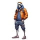 thumbnail image 5 of Kearding Adornos únicos de Halloween Figuras de esqueleto geniales para aumentar el espacio Acrílico moderno y de moda auriculares 2Conjunto, 5 of 6
