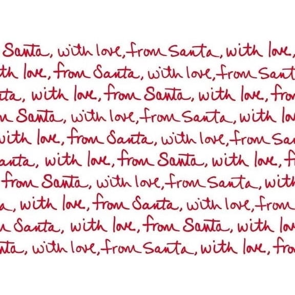 Santa Chocolate Transfer Sheet, by Tnct.