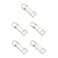 thumbnail image 3 of Justharion 3pcs/set Universal Metal Zippers Slider - Practical And Reusable Suitable No.8 * Silver 5Set, 3 of 6