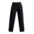 thumbnail image 1 of Pantalones deportivos para mujer, forro polar, estilo harén, informales, color negro 3XL, 1 of 9