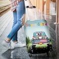 thumbnail image 3 of Happy Easter Boston Terrier American Flag Truck Bunny Ears Travel Luggage Cover Gentleman Dog Lover Gifts Suitcase Dust Protective Decor - 03001, 3 of 5