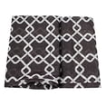 thumbnail image 6 of Pop Fashion Women's Scarf with Zipper Pocket & Pattern Print Interlocking Chain Square (Grey), 6 of 7
