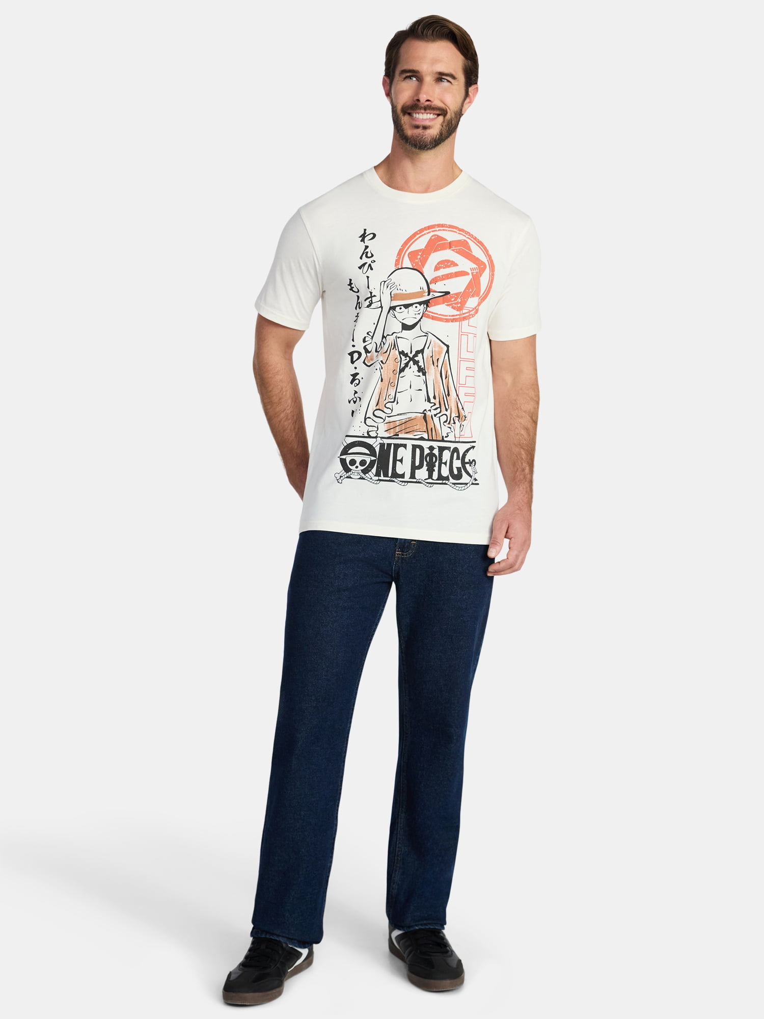 One Piece Men's and Big Men's Graphic Tee, Sizes M-XL