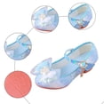 thumbnail image 6 of Staki Shoes for Girls Girls Classic Slip on Mary Jane Ballet Flats Glitter Party Bridesmaids Flower Girl Princess Dress Shoes for Kid Toddler Blue,2 Big Kid, 6 of 9