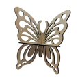 thumbnail image 2 of Estante esquinero con forma de mariposa, estante de pared de madera, estante de almacenamiento montado en la pared Color de la madera, 2 of 9