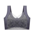 thumbnail image 4 of Bras for Woman Wireless Underwear Sleep Bralette One Piece Soild Color Brassiere Light and Thin No Wire Comfortable Lace Seamless Vest, 4 of 4