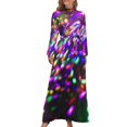 thumbnail image 1 of Robe Longue Lumières Colorées en Mouvement no. 1 Robe de Soirée Robe Élégante Robe d'Été pour Femmes, 1 of 4