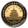 thumbnail image 3 of 1990 China 2-Coin 1/2 oz Gold & 1/5 oz Ag Bi-Metallic Panda Set, 3 of 4