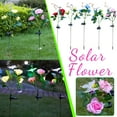 thumbnail image 3 of Anuirheih Solar Garden Lights Outdoor, LED Rose Light Pathway Lights Solar Powered Solar Yard Lights Garden Accessories Landscape Lighting(31.5inch), 3 of 3