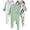 Green, variant on Baby Pajamas 100% Organic Cotton Baby Sleepers for Newborn Boys Girl Clothes 3pcs Footed PJs