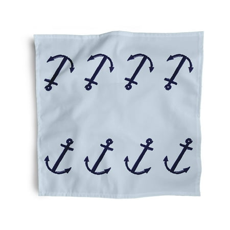 

Simply Daisy 18 x 18 Blue Anchored Napkins Set of 4