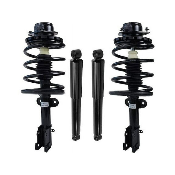 Front and Rear Suspension Strut and Shock Absorber Assembly Kit - Compatible with 1995 - 2000 Dodge Grand Caravan 1996 1997 1998 1999