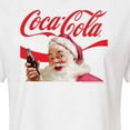 thumbnail image 3 of Coca-Cola - Santa Closeup - Juniors Cropped Short Sleeve Graphic T-Shirt, 3 of 5