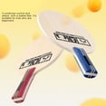 thumbnail image 6 of Suodoka Kids Table Tennis Paddle 5-Ply Wood Baseboard Blue Penhold Short Handle Racket (10.63 inches / 27 cm), 6 of 9