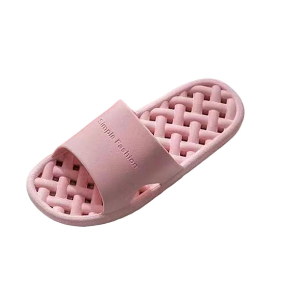 Lovskoo Womens Plastic Bath Slippers Non Slip Lightweight Indoor Outdoor Wear Summer Spring Quick Dry Shower Sandals for Home