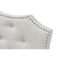 thumbnail image 3 of Baxton Studio Aurora Modern and Contemporary Greyish Beige Fabric Queen Size Headboard,Wholesale Interiors, 3 of 6