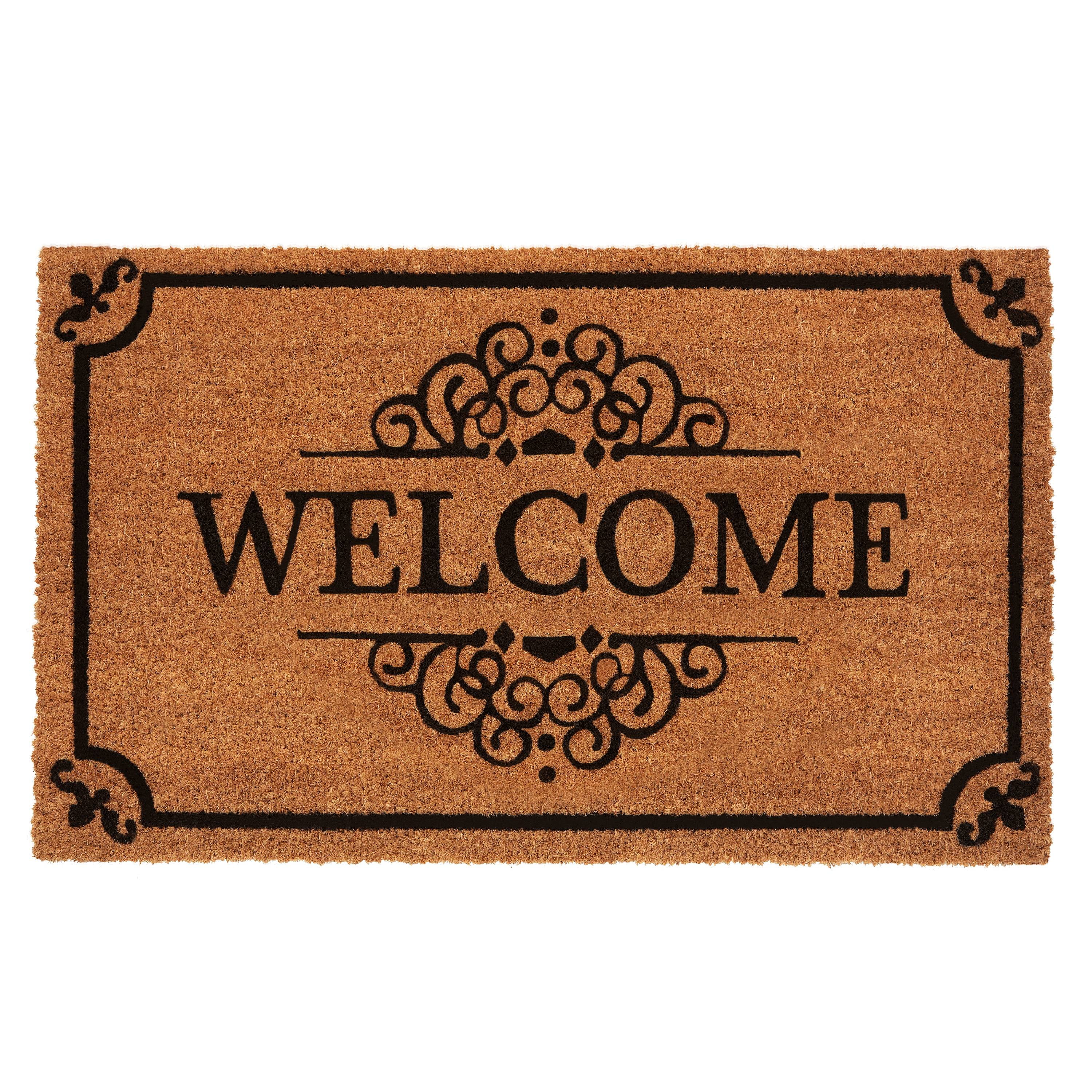 Achim Printed Coir Door Mat 18x30 Prestige
