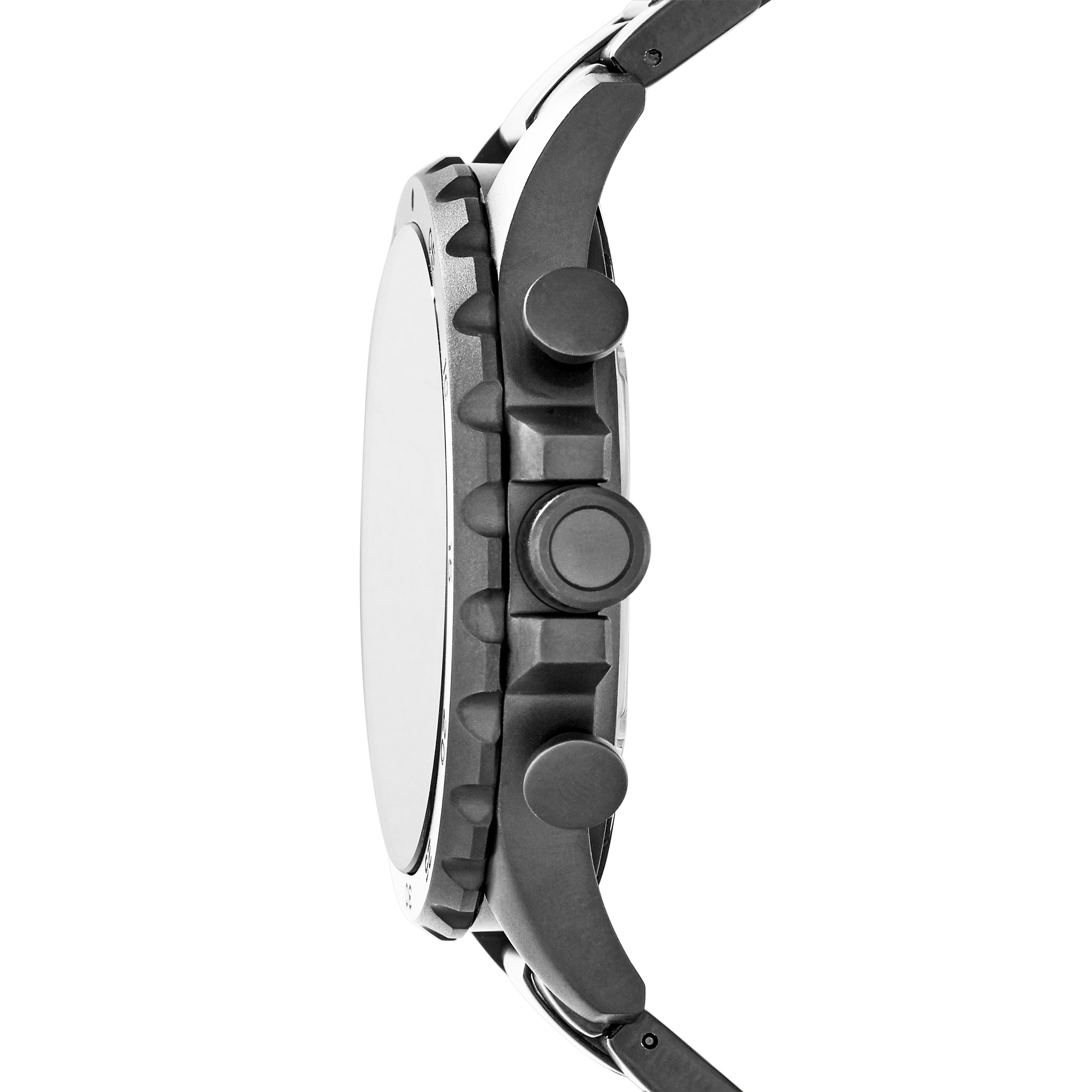Fossil Men\'s Nate Chronograph Black Stainless Steel Watch(Style: JR1356) | Quarzuhren