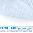 thumbnail image 3 of SlipX Solutions Non-Slip White Oval Bath Mat 15" x 27.5", 3 of 4