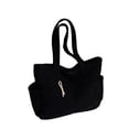 thumbnail image 1 of SUNSIOM Women's Shoulder Bags with Pockets Corduroy Stylish Ribbed Large Capacity Smooth Tote Bags, 1 of 6