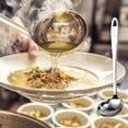 thumbnail image 1 of Fwttom Home Decor Soup Ladle, [Rustproof, Heat Resistance, Integral Forming] 304 Stainless Steel Soup Spoon with Vacuum Ergonomic Round Handle, Cooking Spoon for Kitchen,, 1 of 8