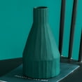 thumbnail image 5 of Modern Farmhouse Home Decor Accents; Living Room Decor, Boho Vases for Table Decor, Mantle & Shelf Vases, Cottage Decor, Housewarming Gift, Centerpiece Table Vase, Dark Teal Blue Green, 10", 5 of 10