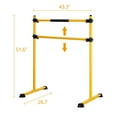 thumbnail image 5 of Ainfox Adjustable Double Ballet Barre Stretching Bar Free Standing Home Dancing Gym(Yellow), 5 of 7