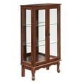 thumbnail image 5 of CQSXDA Glass Curio Cabinet Display Cabinet with Adjustable Shelves, Mirrored Back Panel, 5 of 9