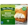 Mrs. Paul's Beer Battered Fish Fillets, 19.1 oz, 10 Count (Frozen)