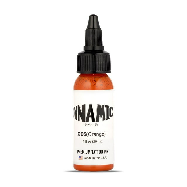 DYNAMIC - Tattoo Ink OD5 Orange Colour 1oz (30ml)