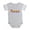 Heather Gray, variant on CafePress - Texas Rbw Txt - Cute Infant Baby Football Bodysuit