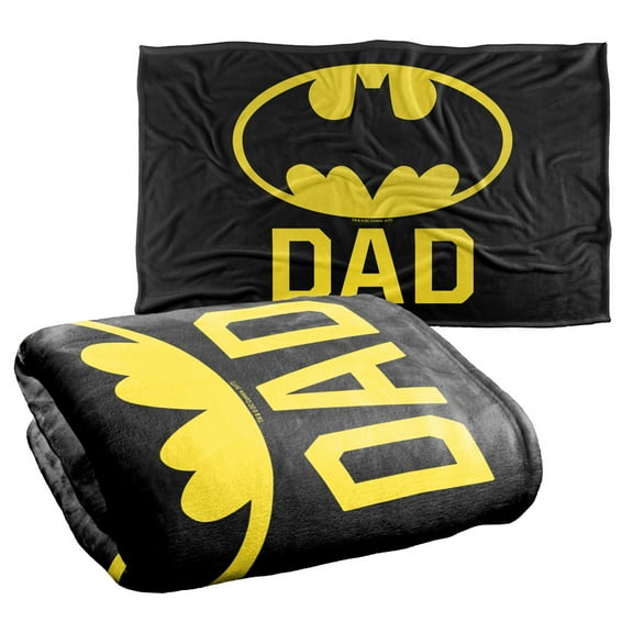 Batman Bat Dad Silky Touch Super Soft Throw Blanket 36" x 58"