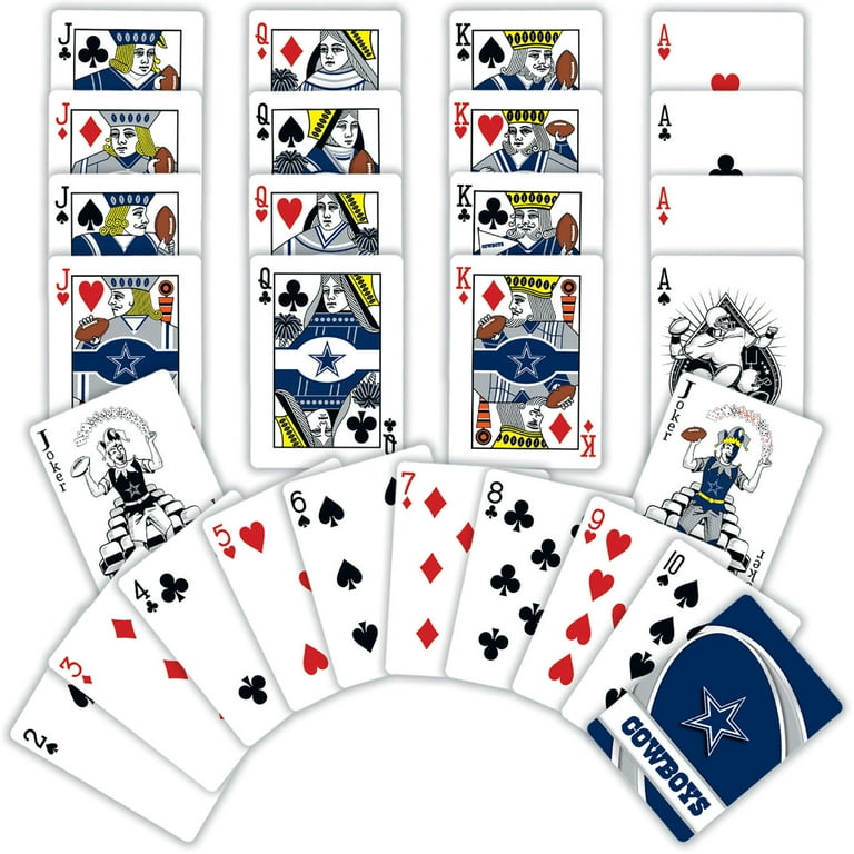 MasterPieces NFL Dallas Cowboys Licensed Playing Cards - 54 Card