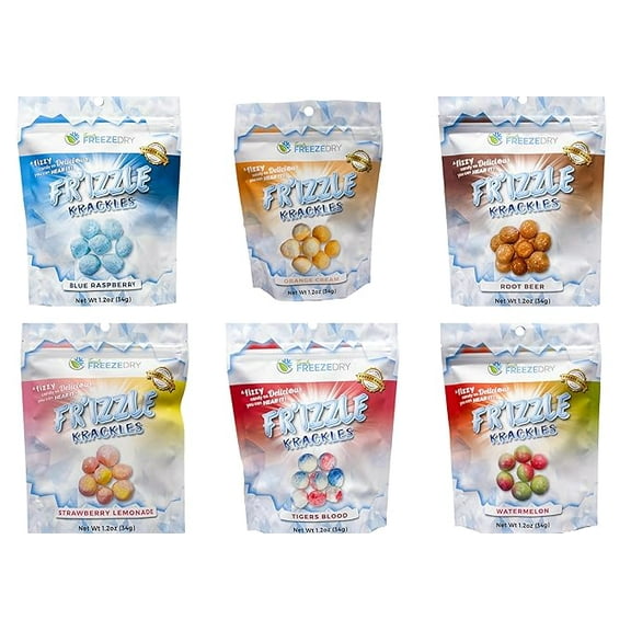 Frizzle Freeze Dried Krackles Variety 6 Pack